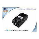 12v 1 Amp Power Adapter Black Desktop Ethernet Over Power Adaptors