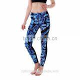 Poeny Net Patched Skeleton Yoga Jogging Legging /morning xg High Waist Plus Size Flower Athletic Yoga Pants Capris Trousers thumbnail-6
