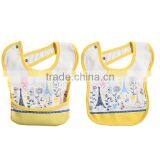Pastoral Flower Pattern Printed Cotton Bibs to Baby thumbnail-4