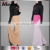Simple Baju Skirt Hijab Jubah Party Muslimah Wearing Slim Ladies Maxi Islamic Dress Baju Dresses Malayu Long Maxi Skirts thumbnail-1