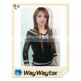China Supplier Ramie Cotton Pullover Lady Sweater thumbnail-1