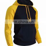 oem hoodies - Full Zip Hoodie (Black With Yellow Trim)
