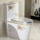 Ceramic 3/6 Liter Siphonic Color Toilet Bowl