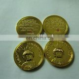 3D plastic coins custom token coin/custom coin with engraved logo