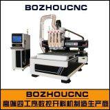 Composite Plate CNC Cutting Machine Automatic Tool Change 12 Knife Bank Woodworking Engraving Machine Factory Holing Cutting Woodworking Engraving Machine Supplier thumbnail-5