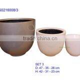 Fiberglass Lacquered Planters | S0216008/3 thumbnail-1