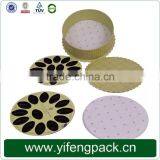 2015 New Design Customized Luxury Large Round Cardboard Gift Boxes Wholesale thumbnail-6