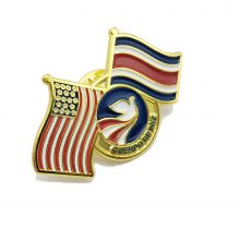 Metal emblem custom logo badge custom enterprise annual meeting school emblem brooch custom commemorative medal