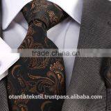 Black Gold Pairsley pocket square and cufflink set neck tie, corbata, gravate, krawatte, cravatta, fashion tie