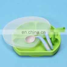 Introducing Latest Silica Gel Cutlery Food Boy Tableware Plates Dinnerware Set Kids