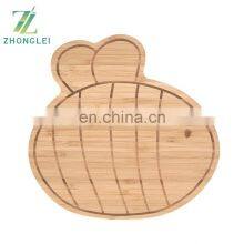 Natural Wooden Animal Shaped Cutting Board Cute Pig Shaped Bamboo or Wood Cutting Board thumbnail-2