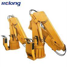 High Efficiency Telescope Boom Hydraulic Marine Crane Lifting Equipment Knuckle Boom Crane for Sale