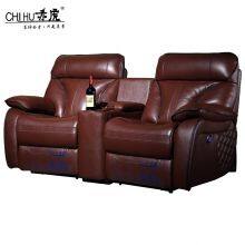 CHIHU Furniture Genuine Leather Electric Recliner Living Room Sofa Home Use Movie Cinema Sofa Set thumbnail-5