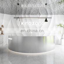 Commercial Spa Counter Table Front Desk Reception Desk Display Case Black Reception Desk thumbnail-4