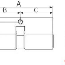 Double Open Euro Profile Brass Lock Cylinder, With Stainless Steel Reinforced Beam thumbnail-5