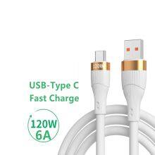 New Fashion Good Quality 120W USB C Cable 6A Fast Charging Cable For OPPO Find X Reno R17 Accessories Charger FOR VIVO Cable