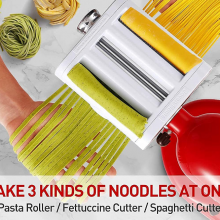 OEM/ODM Cook Machine Press / Mixer Homemade Noodle Machine / Stainless Steel Slicer / Noodle Machine thumbnail-4