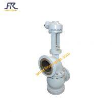 Flat Connection Triplet Commutation Alumina Slurry Globe Valve FRJ543Y thumbnail-2