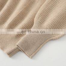 Latest Custom Knitted 100% Cashmere Sweater Casual Crew Neck O-Neck Pullover With Solid Pattern Winter Season Essentials thumbnail-4