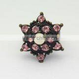 Make Fashion Jewelry Rings Ancient Style Rings Shiny Diamond Pearl Rings thumbnail-4