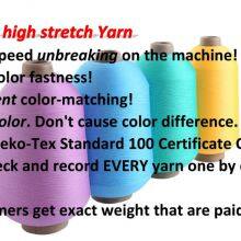 100D , 200D , 150D Polyester Yarn Low Breakage High Stretch Polyester Yarn Hank Dyed Dty Yarn With Oeko-Tex Certificate thumbnail-2