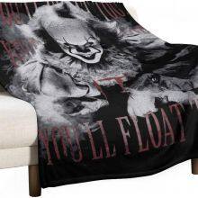 Custom Pennywise Throw Blanket for Couch/Bed/Sofa Travel Camping for All Seasons thumbnail-1