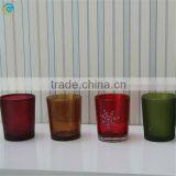 Glass Christmas Tree,glass Hurricane Lamp,flameless Candle Lanterns
