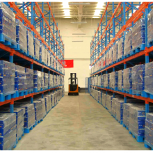 Schwerlast stapelbare Außen-Galvanisierte automatische Lagerhalle Zwischengeschoss-Krag-Tröpfchenregal Metallstahl-Paletten-Shuttle-Regal thumbnail-5