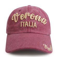 Caps Factory Custom 6 Panel Stone Washed Dad Cap Cotton Vintage Baseball Hat Custom Embroidery Logo Texas Sports Caps thumbnail-4