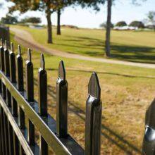 Galvanized Steel Garden Ornamental Fence for Outdoor Villa - 1.2m Height Customizable thumbnail-5