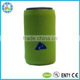 Green Neoprene Tube Can Cooler With Silk Screen Printing Logo thumbnail-1