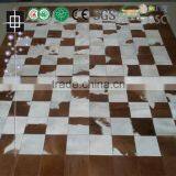 New Cowhide Rug Leather Cow Hide Animal Skin Patchwork Area Carpet thumbnail-4