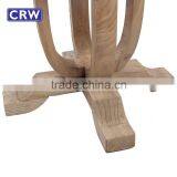 RE-1623 Reclaimed Rough Wood Top Furniture Rustic Coffee Table thumbnail-4