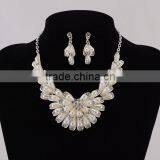 Simple Fashion Atmosphere Design Wedding Jewelry Luxury Pearl Necklace Set thumbnail-4