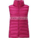 Cusotm Down Winter Vest for Women
