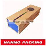 Kraft Paper With Paperboard Juice Bottle Book Shaped Packaging Box With Eva Velvet Tray thumbnail-2