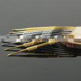 Customized Oil Dab Wax Tool With Silicone Tip Dabber Tools in Protective Plastic Pipe