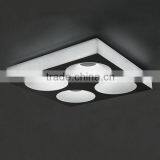 Frosted Acrylic Ceiling Light With no Bulbs