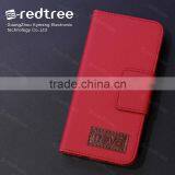 China Manufacturer PU Flip Corrected Grain Leather Case Sunglasses Case for Iphone