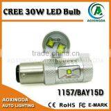 BAY15D BAZ15D 1157 30W High Intense LED Bulb thumbnail-1