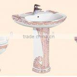Bathroom Design Ceramic High Grade Decoractive European Three Set Two Piece Toilet thumbnail-2