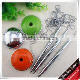 Promotional Desk Pen , Table Pen With Chain