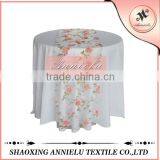 13"*108" Organza Embroidered Wedding Table Runner thumbnail-1