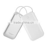 Super Slim Polymer Built-in Cable Power Bank 6000mah