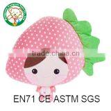 Customized Stuffed Strawberry Plush Doll Toy Fruit Plush Toy for Kids