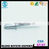 ISO15980 STEEL RIVET BODY STEEL MANDREL CSK HEAD STEEL RIVETS thumbnail-2