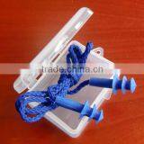 Non-toxic TPR Ear Plugs Blue Ear Plugs Anti-noise Ear Protection 3-layer Rubber Ear Plugs 27db TPR Earplugs Anti-noise Ear Plugs