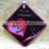 Personalized Car Decor Sign With Suction Pad (M-CS053)