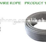 High Quality ungalvanized steel wire ropes