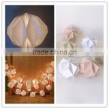 origami paper led garland/Handmade paper LED garland